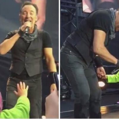 Bruce Springsteen byder 4-årige lille pige op på scenen - så overrasker hun alle blandt publikum