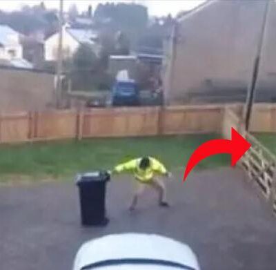 Konen filmer sin mand sætte skraldespanden på plads - videoen er nu blevet et viralt hit