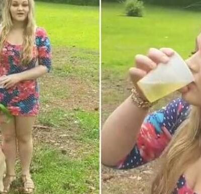 Ung kvinde drikker sin hunds urin: ''Jeg slipper af med kroniske bumser''