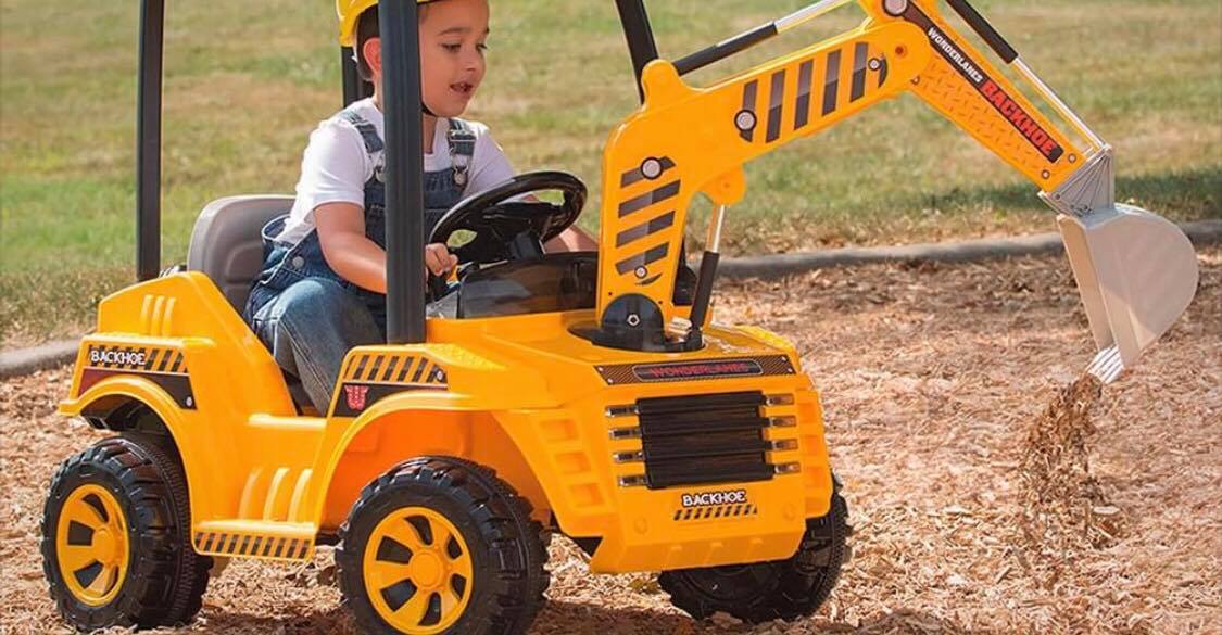Mini el-gravemaskine til børn - det perfekte legetøj til udendørs brug!