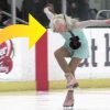 90-årige kvinde træder ind på isen: Få sekunder senere gør hun det umulige og får hele arenaen til at falde bag over